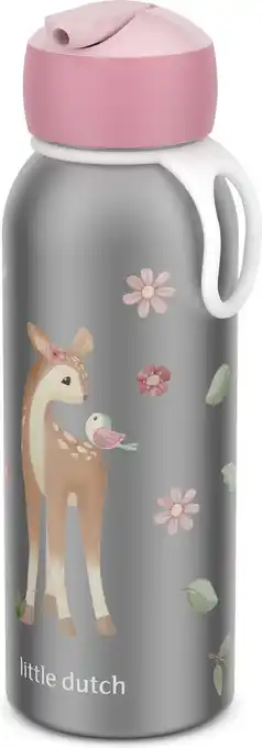 Intratuin Mepal thermosfles flip-up Campus Fairy Garden roze 350 ml aanbieding