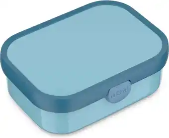Intratuin Mepal broodtrommel Campus blauw 17,8 x 13,2 x 6,1 cm aanbieding