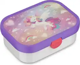 Intratuin Mepal broodtrommel Campus Unicorn Glow 17,8 x 13,2 x 6,1 cm aanbieding