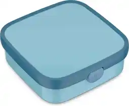 Intratuin Mepal Bento broodtrommel Campus blauw 18,4 x 18,2 x 6,5 cm aanbieding