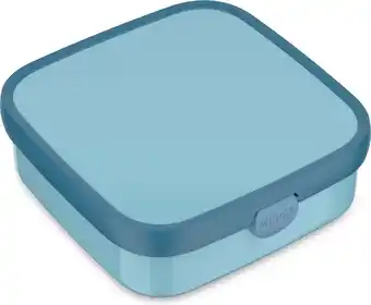 Intratuin Mepal Bento broodtrommel Campus blauw 18,4 x 18,2 x 6,5 cm aanbieding