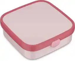 Intratuin Mepal Bento broodtrommel Campus roze 18,4 x 18,2 x 6,5 cm aanbieding