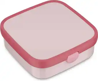 Intratuin Mepal Bento broodtrommel Campus roze 18,4 x 18,2 x 6,5 cm aanbieding