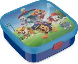 Intratuin Mepal Bento broodtrommel Campus Paw Patrol pups 18,4 x 18,2 x 6,5 cm aanbieding
