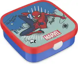 Intratuin Mepal Bento broodtrommel Campus Spiderman 18,4 x 18,2 x 6,5 cm aanbieding