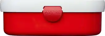 Intratuin Mepal broodtrommel Campus rood 17,8 x 13,2 x 6,1 cm aanbieding