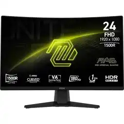 MediaMarkt MSI Mag 242c - 23.6 Inch Full Hd Va (vertical Alignment) aanbieding