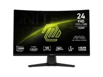 MediaMarkt MSI Mag 242c - 23.6 Inch Full Hd Va (vertical Alignment) aanbieding