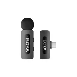 MediaMarkt Boya By-v10 V2.0 - Wireless Mic For Usb-c 1tx + 1rx Microfoon aanbieding