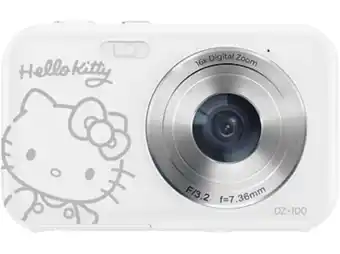 MediaMarkt Yashica Dz-100 Hello Kitty Compactcamera Wit aanbieding