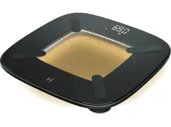 MediaMarkt Homedics Glo Body Composition Smart Weegschaal Zwart aanbieding