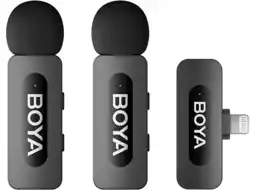 MediaMarkt Boya By-v2 V2.0 - Wireless Mic For Lightning 2tx + 1rx Microfoon aanbieding