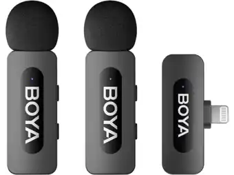 MediaMarkt Boya By-v2 V2.0 - Wireless Mic For Lightning 2tx + 1rx Microfoon aanbieding