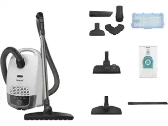 MediaMarkt Miele Guard S1 Parquet Flex Stofzuiger Met Zak Briljantwit aanbieding