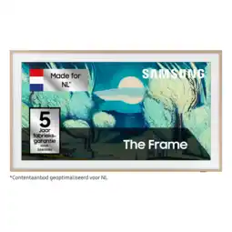 MediaMarkt Samsung 43 The Frame Ls03fa Incl. Teak Bezel (2025) aanbieding