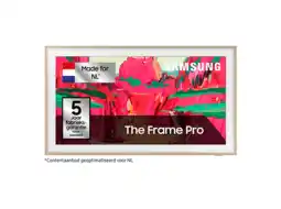 MediaMarkt Samsung 65 The Frame Pro Ls03fw Incl. Teak Bezel (2025) aanbieding
