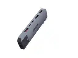 MediaMarkt Sitecom Mp Hub 6 In 2 Gray Macbook Pro Hub aanbieding