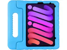 MediaMarkt Just In Case Kids Cover Voor Apple Ipad Mini 7 (2024) - Blauw aanbieding