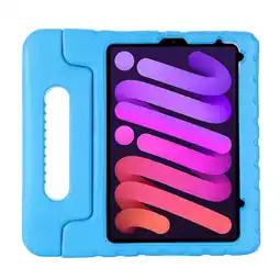MediaMarkt Just In Case Kids Cover Voor Apple Ipad Mini 7 (2024) - Blauw aanbieding