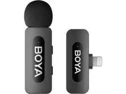 MediaMarkt Boya By-v1 V2.0 - Wireless Mic For Lightning 1tx + 1rx Microfoon aanbieding