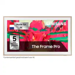 MediaMarkt Samsung 85 The Frame Pro Ls03fw Incl. Teak Bezel (2025) aanbieding