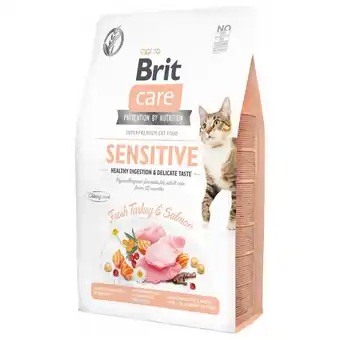 Pets Place Brit Sensitive Healthy Digestion & Delicate Taste - Kattenvoer - Kalkoen Zalm 2 kg aanbieding