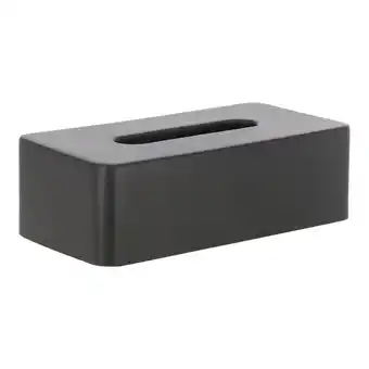 Van Cranenbroek Tissuehouder zwart 26x13 cm aanbieding