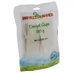 Pets Place Farm Food Rawhide Dental Chips - Hondensnacks - Rund 15x5 cm 150 g aanbieding