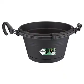 Pets Place Elho Hangschaal Green Basics - Hangpot - 37x29x17 cm Zwart aanbieding