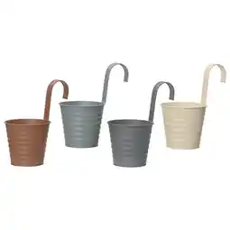 Pets Place Decoris Bloempot Zink Hangend - Buiten - Ø16 cm Assorti aanbieding