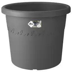 Pets Place Elho Bloempot Algarve Rond Incl. Wieltjes - Buitenpot - Ø40x34 cm Grijs aanbieding