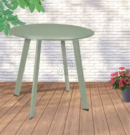 Pets Place Homestyle Bijzettafel - Tuinmeubelen - Ø50x45 cm Groen aanbieding