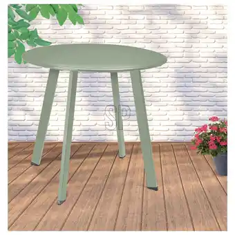Pets Place Homestyle Bijzettafel - Tuinmeubelen - Ø50x45 cm Groen aanbieding