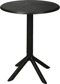 Pets Place Homestyle Bistrotafel - Tuinmeubelen - Ø60x75 cm Zwart aanbieding