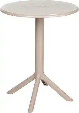 Pets Place Homestyle Bistrotafel - Tuinmeubelen - Ø60x75 cm Beige aanbieding