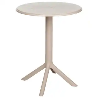 Pets Place Homestyle Bistrotafel - Tuinmeubelen - Ø60x75 cm Beige aanbieding