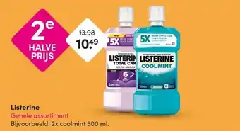 DA Listerine Gehele assortiment aanbieding