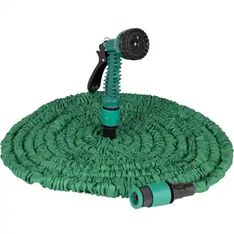 Bol.com Deluxa Flexibele Tuinslang 20M+ - Sproeikop Tuinslang 7x - Uitrekbare Tuinslang - Waterslang - Groen aanbieding