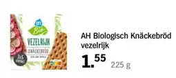 Albert Heijn AH Biologisch Knäckebröd vezelrijk aanbieding