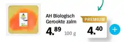 Albert Heijn AH Biologisch Gerookte zalm aanbieding