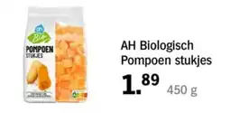 Albert Heijn AH Biologisch Pompoen stukjes aanbieding