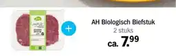 Albert Heijn AH Biologisch Biefstuk aanbieding