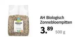 Albert Heijn AH Biologisch Zonnebloempitten aanbieding