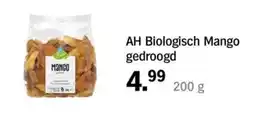 Albert Heijn AH Biologisch Mango gedroogd aanbieding