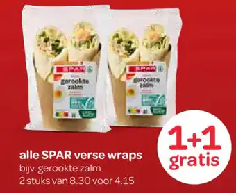 Spar alle SPAR verse wraps aanbieding