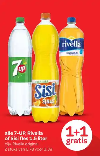 Spar alle 7-UP, Rivella of Sisi aanbieding