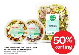 Spar SPAR lunchsalade of kleine salades aanbieding