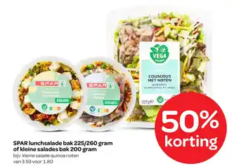 Spar SPAR lunchsalade of kleine salades aanbieding