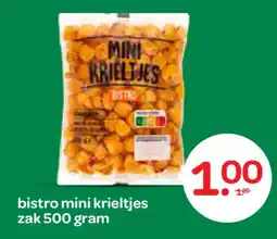 Spar bistro mini krieltjes aanbieding