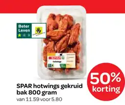Spar SPAR hotwings gekruid aanbieding